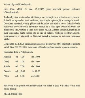 Ordinace Polešovice