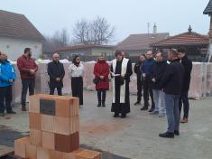Položení a požehnání základního kamene nového Polyfunkčního domu 