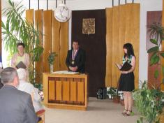 Diamantová svatba 29.6.2013 - manželé Bartoňovi